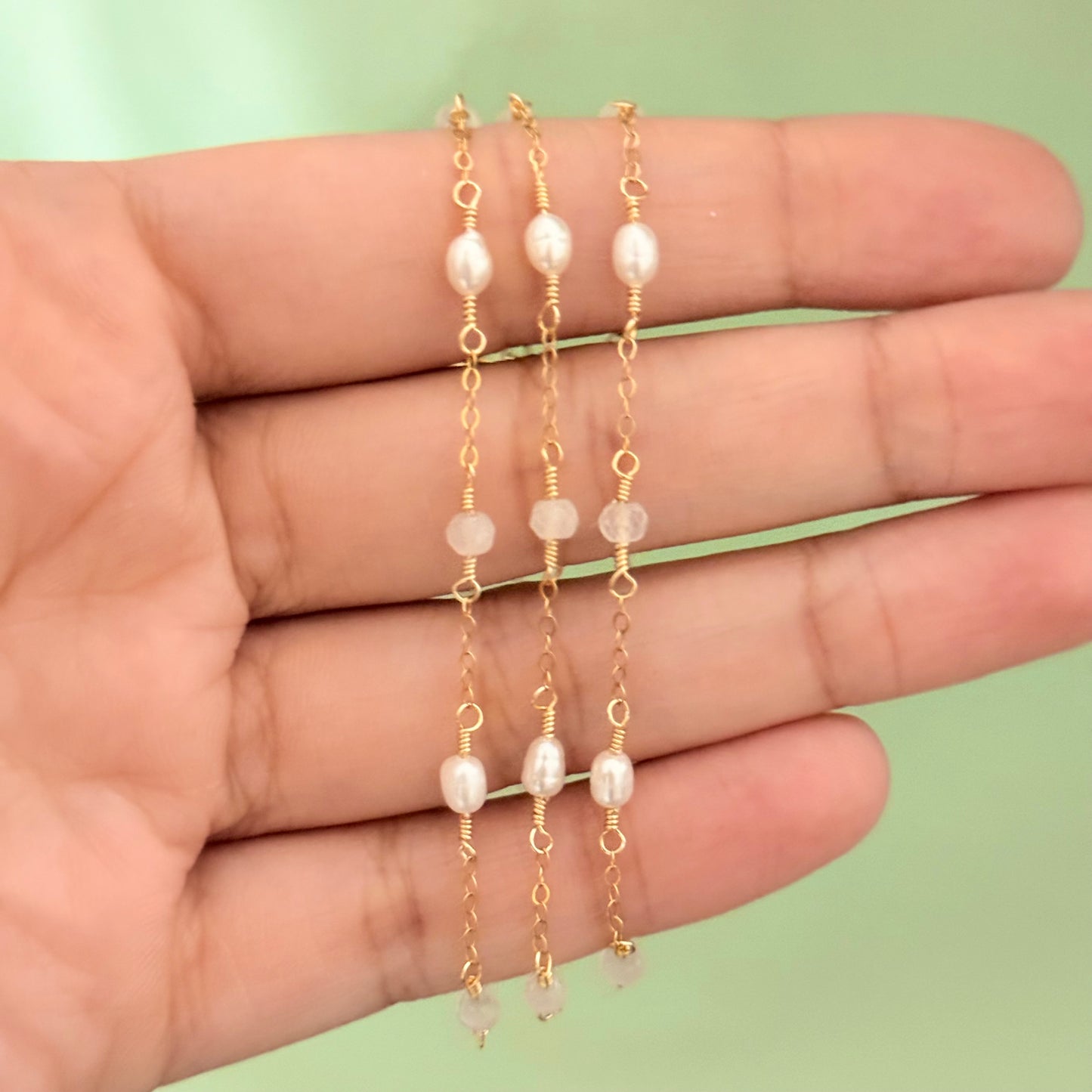 Moon Pearl Bracelet