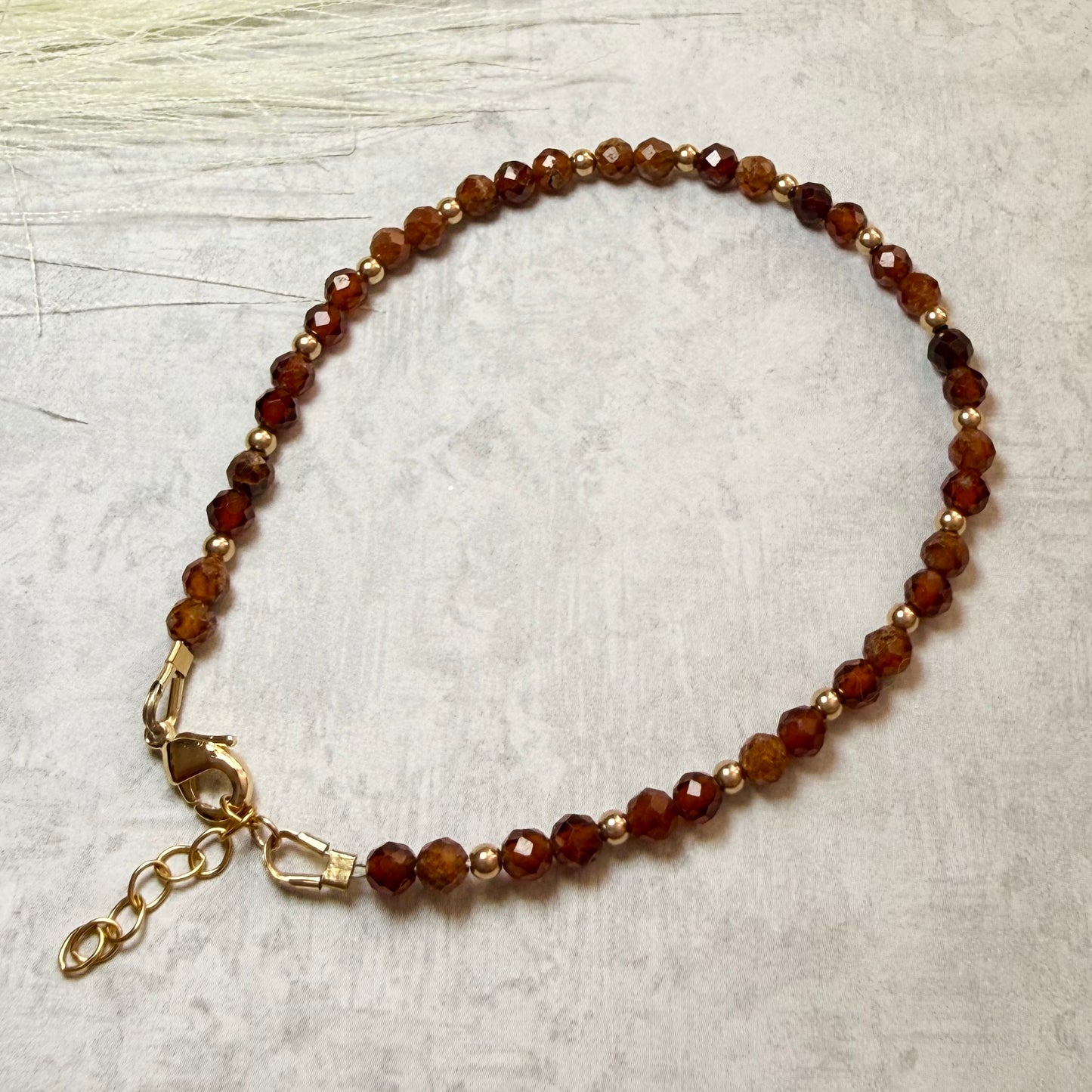 Ember Bracelet (Orange Garnet)