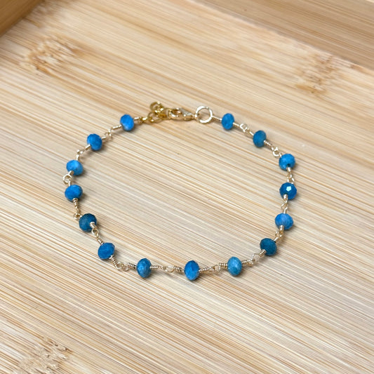 Apatite Chain Bracelet