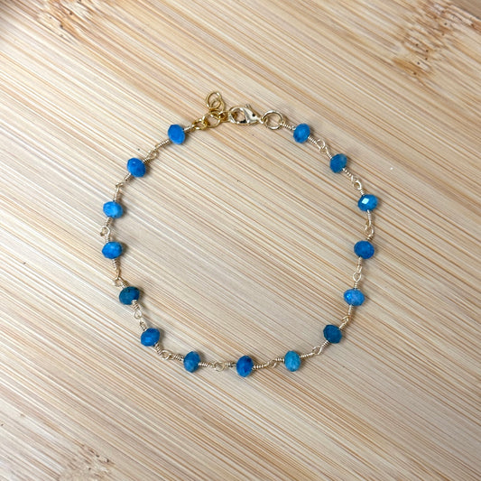 Apatite Chain Bracelet